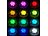 Lunartec 4er-Set RGB-LED-Unterwasserleuchten mit Fernbedienung, IP68 Lunartec LED-Unterwasser-Lichter