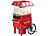 Rosenstein & Söhne Retro-Heißluft-Popcorn-Maschine, Miniatur-Rollwagen-Optik, 1.200 Watt Rosenstein & Söhne Heißluft-Popcorn-Maker