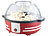 Rosenstein & Söhne Retro-Popcorn-Maschine mit Rührwerk Versandrückläufer Rosenstein & Söhne Elektrische Popkorn-Töpfe mit Rührwerk