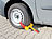 Lescars Universal-Radkralle zum Fahrzeug-Diebstahlschutz für Reifen bis 265 mm Lescars Radkrallen