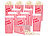 infactory 12er-Set wiederverwendbare Popcorn-Boxen, 2 Liter, rot-weiß gestreift infactory Wiederverwendbare Popcorn-Boxen