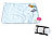 Wilson Gabor Wasserabweisende Fleece-Picknick-Decke, 175 x 200 cm Wilson Gabor Wasserdichte Picknickdecken