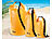 Xcase Wasserdichter Packsack 16 Liter, orange Xcase Wasserdichte Packsäcke