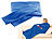 PEARL Fleece-Kuscheldecke mit Ärmeln, blau PEARL Ärmel-Decke