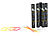 PEARL 75 Lightsticks (Knicklichter) in 5 Neon-Leuchtfarben, 20 cm Länge PEARL Knicklichter