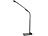 Lunartec LED-Schreibtischlampe 7 W mit langem Schwanenhals, schwarz Lunartec LED-Schreibtischlampen mit Schwanenhals
