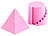Playtastic Kinetischer Sand, formbar und formstabil, fein, pink, 500 g Playtastic