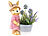 Royal Gardineer Wasserfester Deko-Topf mit Hase "Rosa" Royal Gardineer Blumentöpfe