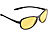 PEARL Kontrastverstärkende Nachtsichtbrille, polarisiert PEARL Nachtfahr- & Kontrast-Brillen