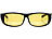 PEARL Überzieh-Nachtsichtbrille "Night Vision Pro" für Brillenträger PEARL Kontrastverstärkende Überzieh-Nachtsichtbrillen