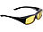 PEARL 2er-Set Überzieh-Nachtsichtbrillen "Night Vision Pro" PEARL Kontrastverstärkende Überzieh-Nachtsichtbrillen