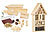 PEARL 4er-Set Insektenhotel-Bausätze, Nisthilfe und Schutz für Nützlinge PEARL Insektenhotels Bausätze