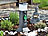 Royal Gardineer 4-fach-Garten-Steckdose mit Beleuchtung, Spritzwasserschutz IP44 Royal Gardineer Gartensteckdosen mit Beleuchtung