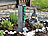 Royal Gardineer 2er-Set 4-fach-Steckdosen-Säulen für den Garten, IP44 Royal Gardineer Säulen-Gartensteckdosen