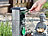 Royal Gardineer 2er-Set 4-fach-Steckdosen-Säulen für den Garten, IP44 Royal Gardineer Säulen-Gartensteckdosen
