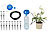 Royal Gardineer Automatische Urlaubs-Bewässerungsanlage für 10 Zimmerpflanzen mit Akku Royal Gardineer