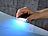 Lunartec Dimmbare LED-Multicolor-Glasbodenbeleuchtung m. Fernbed., 5 W, 4er-Set Lunartec RGB-Glasbodenbeleuchtungen mit Fernbedienung