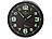 St. Leonhard Funk-Wanduhr mit Quarz-Uhrwerk, nachleuchtenden Ziffern und Zeigern St. Leonhard Nachleuchtende Funk-Wanduhren