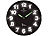 St. Leonhard Funk-Wanduhr mit weißer LED-Zifferbeleuchtung und Quarz-Uhrwerk St. Leonhard Wanduhren mit Quarzwerken und LED-Beleuchtungen