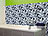 infactory Selbstklebende 3D-Mosaik-Fliesenaufkleber "Modern" 26 x 26 cm, 3er-Set infactory Deko-Fliesenaufkleber
