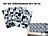 infactory Selbstklebende 3D-Mosaik-Fliesenaufkleber "Modern" 26 x 26 cm, 3er-Set infactory Deko-Fliesenaufkleber