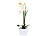 Lunartec LED-Orchidee "Real Touch" mit 3 LED-Blüten, 55 cm, weiß Lunartec LED Orchideen, Real Touch, wie echt