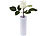 Lunartec LED-Rose "Real Touch" mit LED-Blüte, 28 cm, weiß Lunartec LED Rosen, Real Touch, wie echt