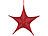 Britesta Faltbarer XL-Weihnachtsstern zum Aufhängen, rot glitzernd, Ø 40 cm Britesta Faltbare Weihnachtssterne zum Aufhängen