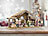Britesta Hochwertige Holz-Weihnachtskrippe, große handbemalte Porzellan-Figuren Britesta Weihnachts-Krippen