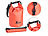 Xcase 3er-Set Wasserdichte Packsäcke aus Lkw-Plane, 5/10/20 Liter, rot Xcase Wasserdichte Packsäcke