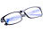 infactory 2er Pack Bildschirm-Brille mit Blaulicht-Filter, +3,0 Dioptrien infactory Bildschirm-Brillen mit Blaulicht-Filter
