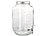 PEARL Retro-Getränkespender aus Glas, Einmachglas-Look, Zapfhahn, 3,5 Liter PEARL Getränkespender