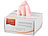 Sichler Beauty Mikrofaser-Kosmetiktücher zur Gesichtspflege, 30 Stk,rosa,grau,30x30cm Sichler Beauty Mikrofaser-Gesichtsreinigungstücher