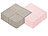 Sichler Beauty Mikrofaser-Kosmetiktücher zur Gesichtspflege, 30 Stk,rosa,grau,30x30cm Sichler Beauty Mikrofaser-Gesichtsreinigungstücher