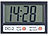 infactory 2er Pack Digitales Aquarium-Thermometer mit Uhrzeit und LCD-Display infactory Aquariums-Thermometer