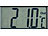 infactory 2er Pack Digitales Aquarium-Thermometer mit Uhrzeit und LCD-Display infactory Aquariums-Thermometer