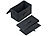 PEARL 4er-Set kleine Aufbewahrungsboxen mit Deckel, faltbar, 25 x 15 x 15 cm PEARL