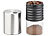 Rosenstein & Söhne 2er-Set elektrische Akku-Kaffeemühlen mit Keramik-Mahlwerk, USB Rosenstein & Söhne Akku-Kaffeemühlen mit Keramik-Mahlwerk