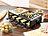 Rosenstein & Söhne Raclette RCL-120 für 8, mit Grill und heißem Stein, 1.200 Watt Rosenstein & Söhne Raclette-Grills & Heiße Steine