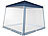 Royal Gardineer Pavillonzelt mit Moskito-Netz, 300x300x236 cm, 280 Mesh, blau/weiß Royal Gardineer Garten-Pavillons mit Moskitonetz