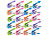 PEARL Soft-Grip-Wäscheklammern mit Doppel-Kleiderhaken, 100 Stück, 5 Farben PEARL Soft-Wäscheklammer-Sets