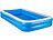 Speeron Aufblasbares Jumbo-Planschbecken, 305 x 183 x 51 cm, blau-weiß Speeron Planschbecken