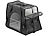 Sweetypet Hand- & Auto-Transporttasche für Haustiere bis 15 kg, Größe L, schwarz Sweetypet