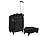 Xcase Ultraleichter Reise-Trolley mit 46 Litern Volumen, bis 30 kg, 4 Rollen Xcase Reise-Trolleys fürs Handgepäck