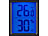 PEARL Digitales Thermometer/Hygrometer mit Komfortanzeige und LCD-Display PEARL 