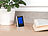 PEARL Digitales Thermometer/Hygrometer mit Komfortanzeige und LCD-Display PEARL