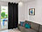 Carlo Milano Verdunkelungs-Vorhang mit weiten 4-cm-Ösen, 145 x 245 cm, schwarz Carlo Milano Verdunkelungs-Vorhänge