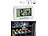 PEARL Digitales Kühlschrank-Thermometer und -Hygrometer mit Haken, 2er-Set PEARL 