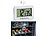 PEARL Digitales Kühlschrank-Thermometer und -Hygrometer mit Haken, 2er-Set PEARL 