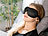 PEARL 2er-Set 3D-Schlafmasken mit Ohrstöpseln & Aufbewahrungstasche, schwarz PEARL Schlaf-Sets mit Masken, Ohrstöpseln, Taschen